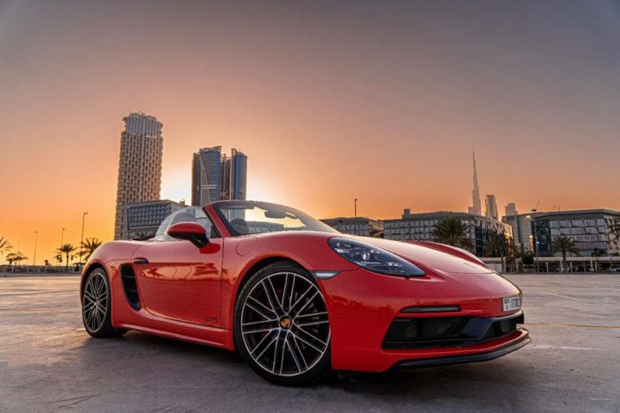 Rent Porsche Boxster GTS in Dubai