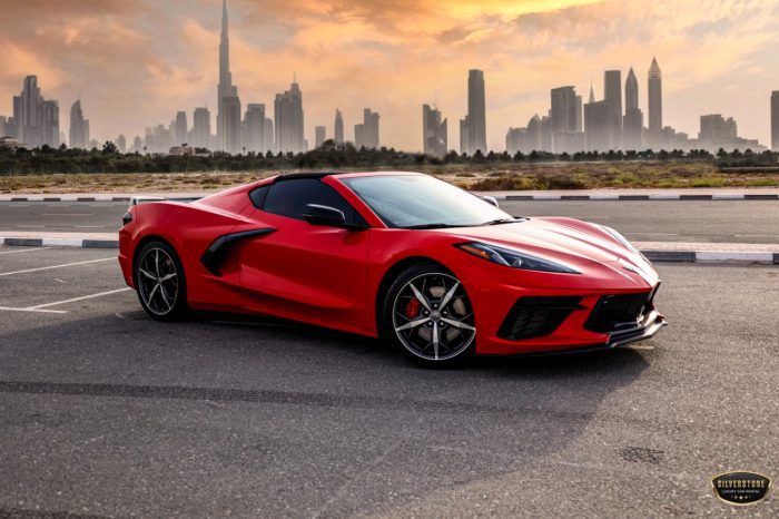 Rent Corvette Convertible C8 Dubai
