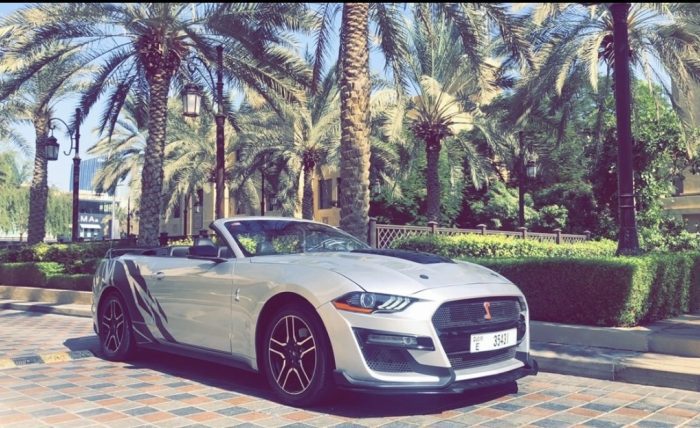Rent Ford Mustang Ecoboost Convertible In Dubai