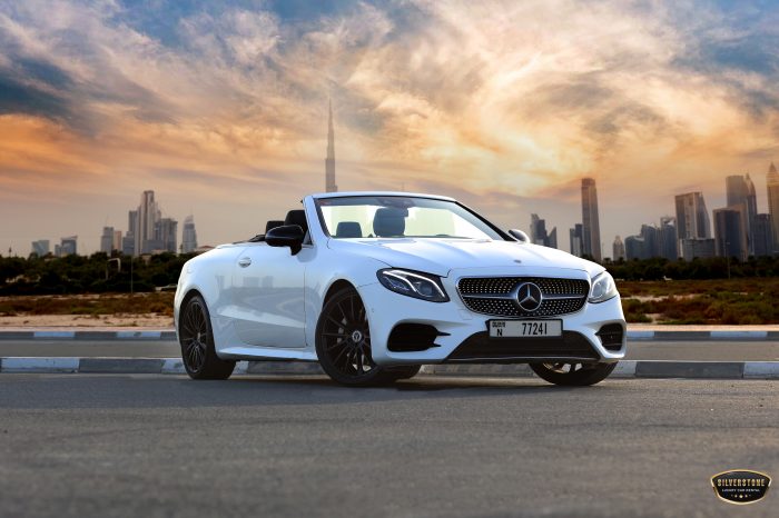Rent Mercedes Benz E400 Convertible in Dubai