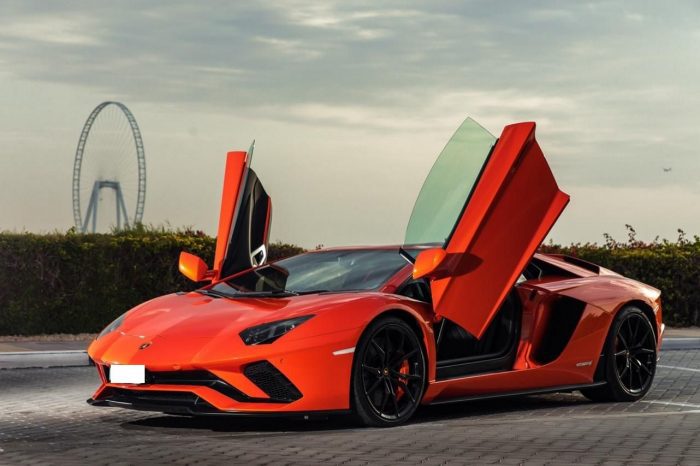 Rent Lamborghini Aventador in Dubai
