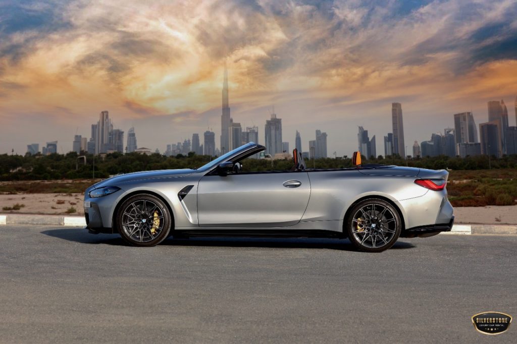 Rent BMW M4 Competition Convertible in Dubai side2