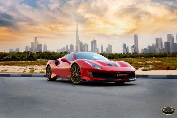 Rent Ferrari Pista 488 in Abu Dhabi